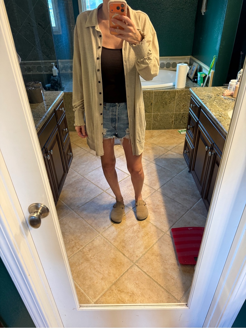 Free People Beach Linen Button Up Beige Size Small
